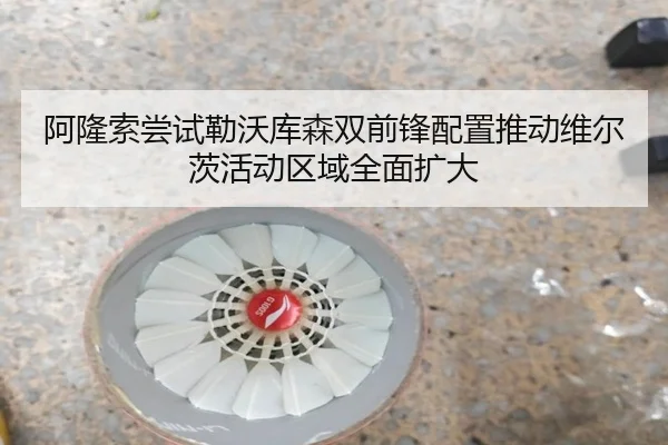 阿隆索尝试勒沃库森双前锋配置推动维尔茨活动区域全面扩大